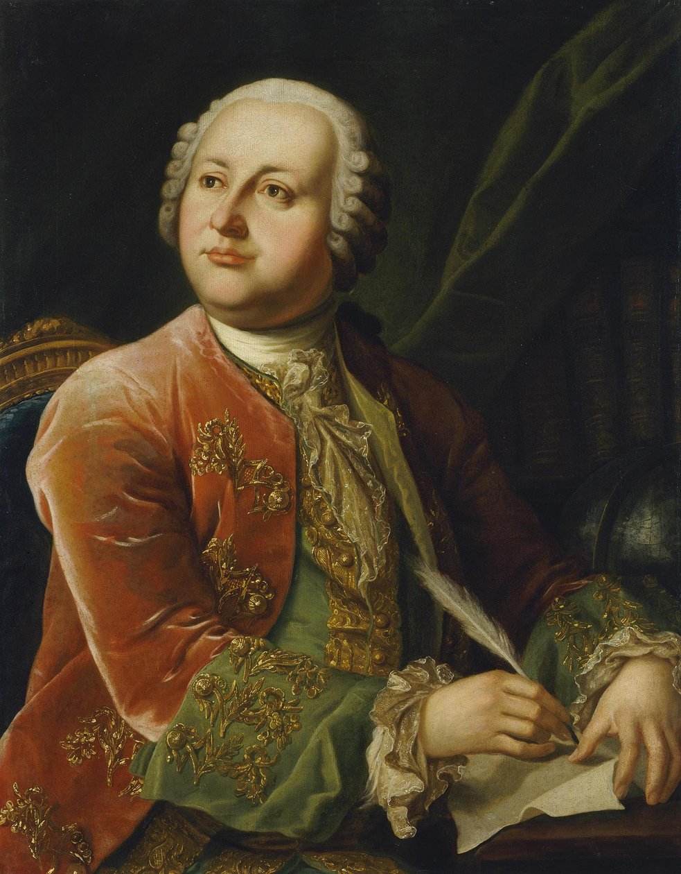 Mihail V. Lomonoszov portréja 1711-1765, XVIII. század második fele alkotó: Unbekannt