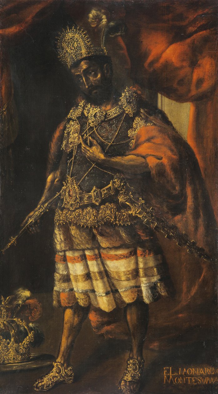II. Moctezuma portréja, 17. század alkotó: Unbekannt