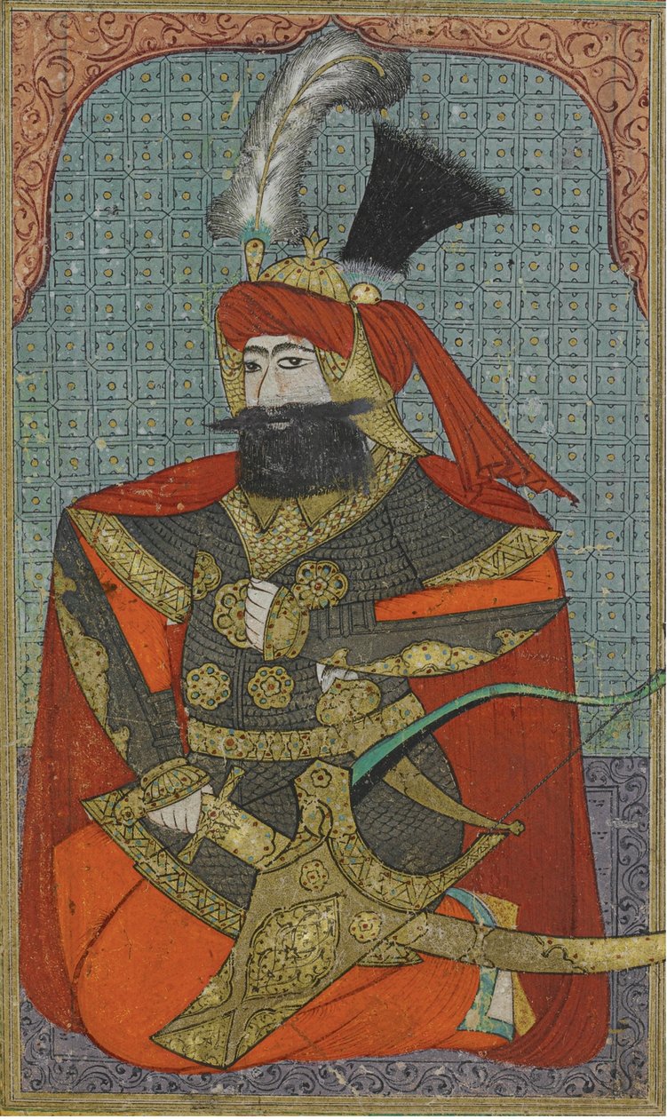 IV. Murád portréja 1612-1640, az Oszmán Birodalom szultánja, c. 1710 alkotó: Unbekannt