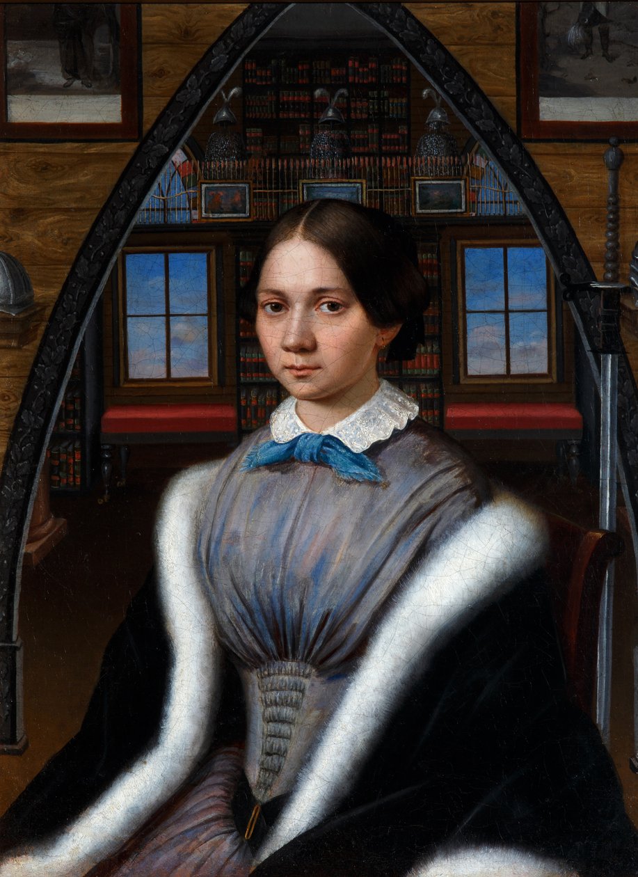 Natalia Nikolaevna Korsakova portréja, kb. 1849 alkotó: Unbekannt