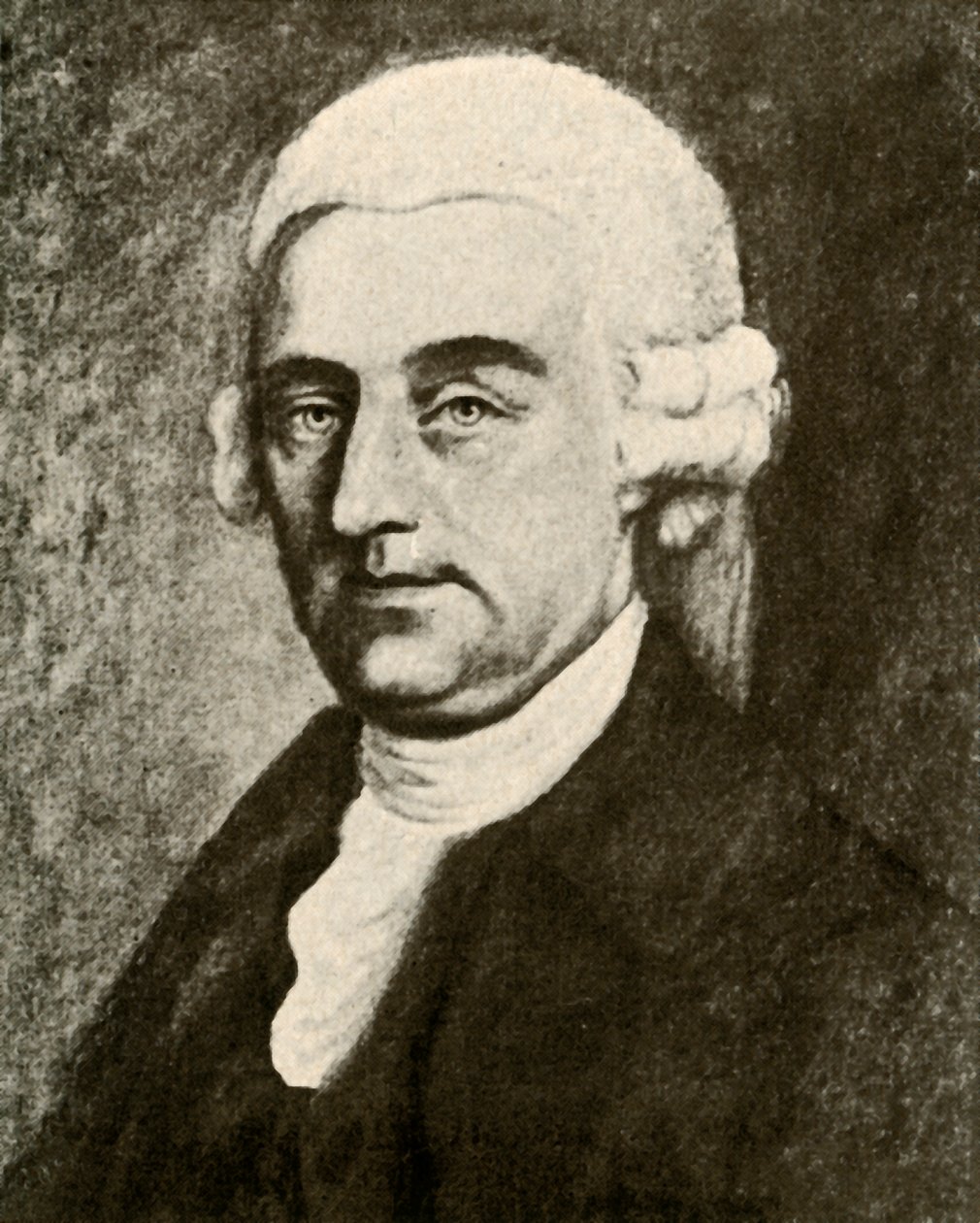 A bostoni Nathaniel Appleton portréja, fehér parókában, felfújt parókában, 1740, 1937. alkotó: Unbekannt