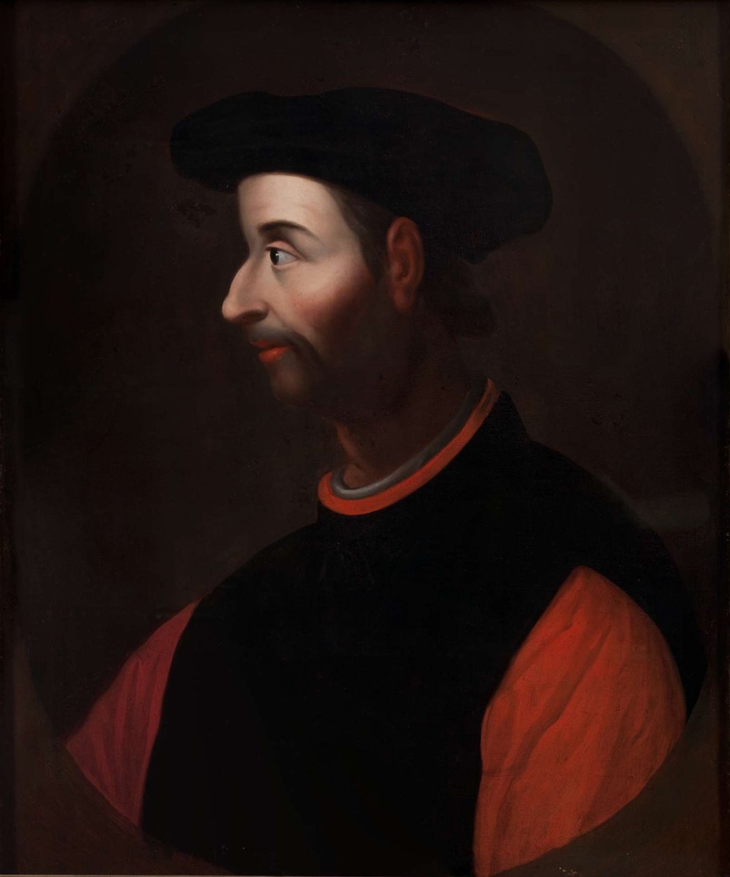 Niccolò Machiavelli portréja 1469-1527, 17. század utolsó negyede alkotó: Unbekannt