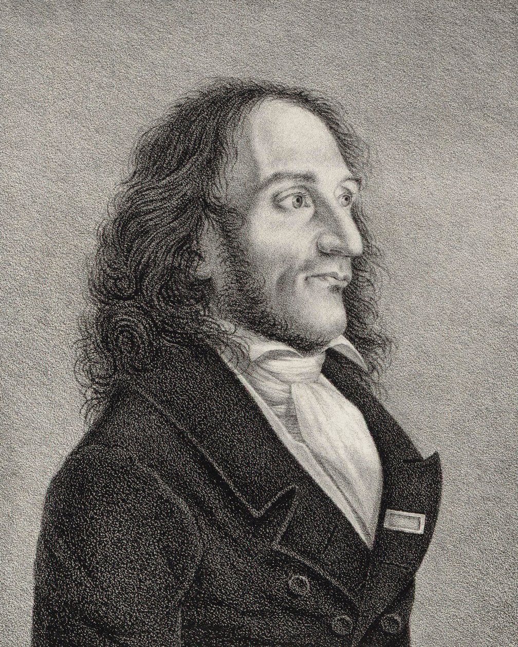 Niccolò Paganini portréja 1782-1840, c. 1830 alkotó: Unbekannt