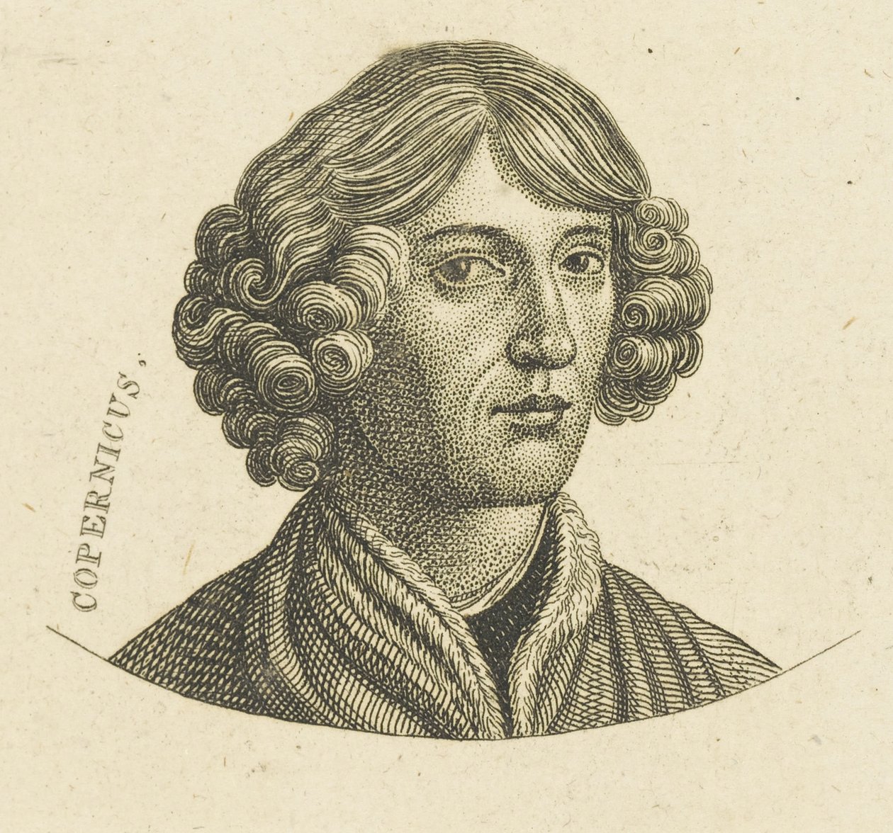 Miklós Kopernikusz portréja 1473-1543 , c. 1830-1840. alkotó: Unbekannt