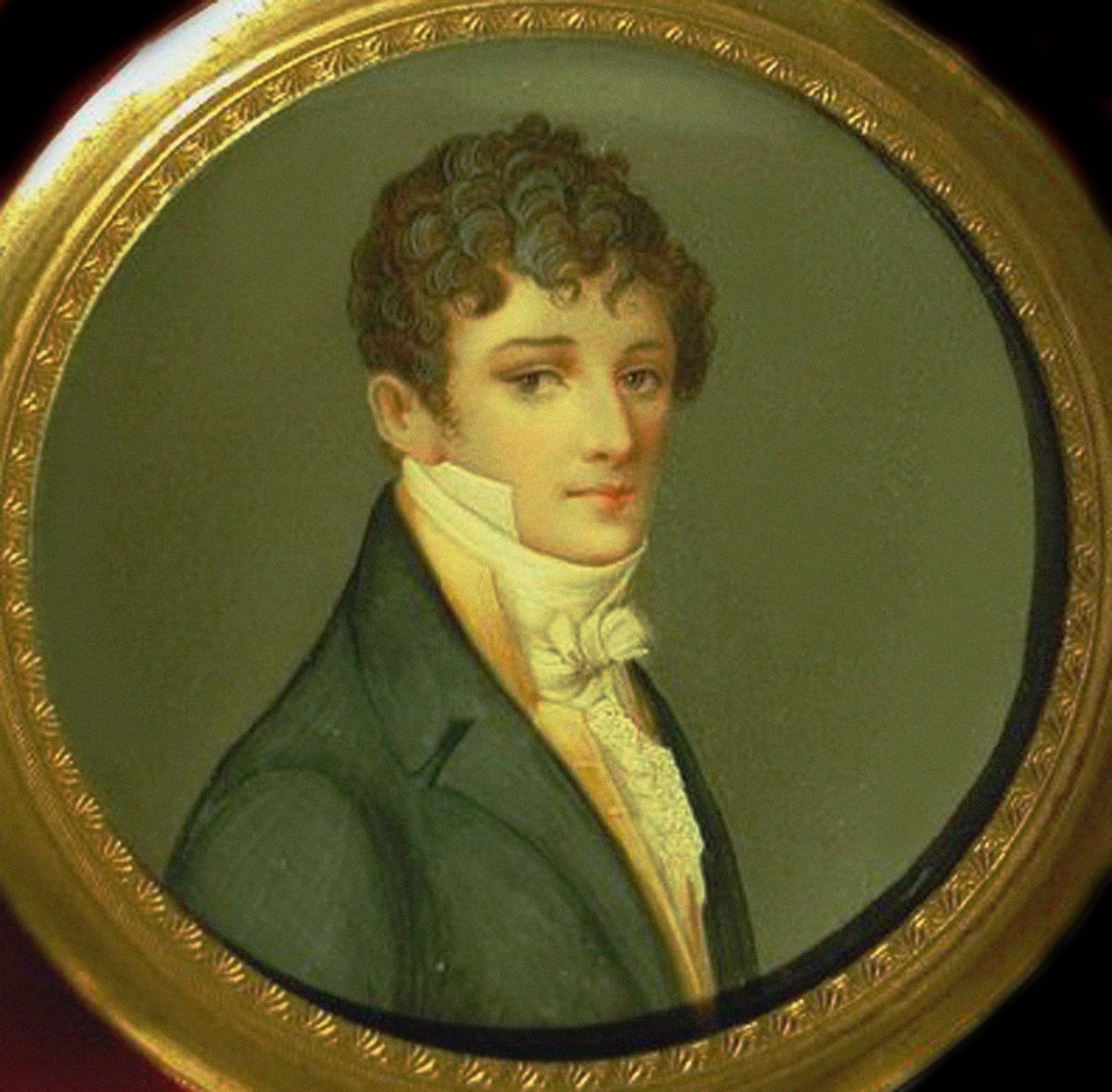 Nyikolaj Afanaszjevics Goncsarov portréja 1787-1861, Natalja Puskinas apja alkotó: Unbekannt