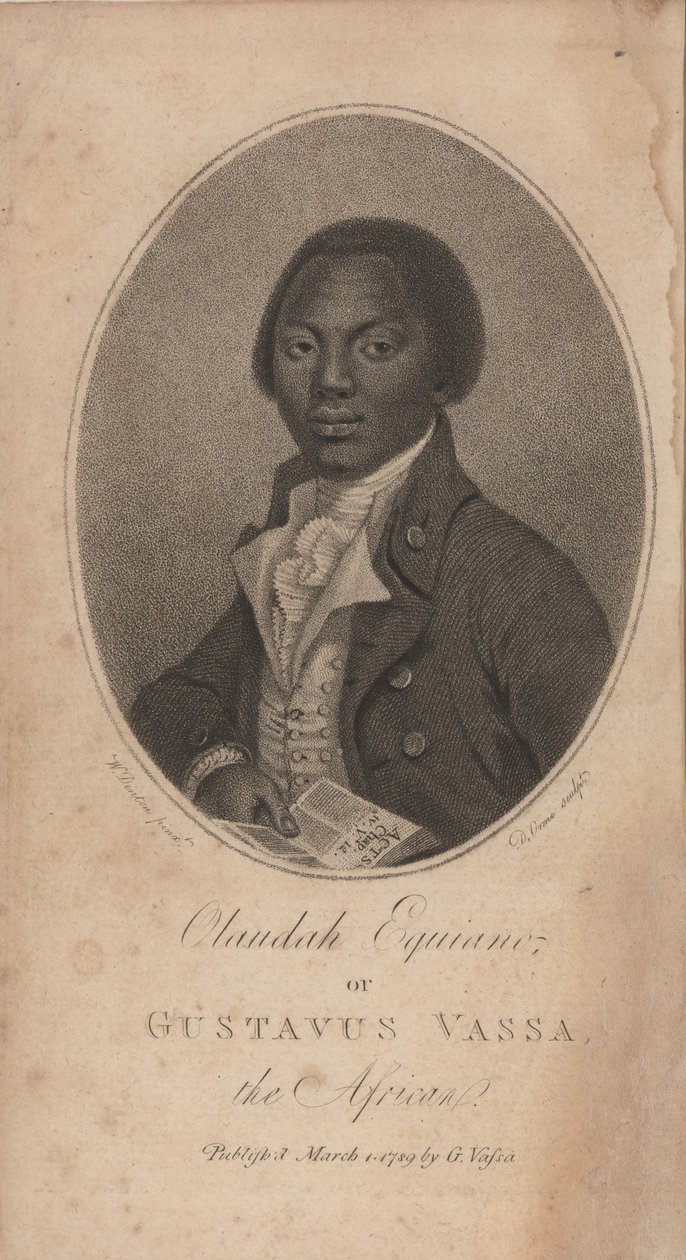 Olaudah Equiano portréja ismert Gustavus Vassa 1745-1797, 1789. alkotó: Unbekannt