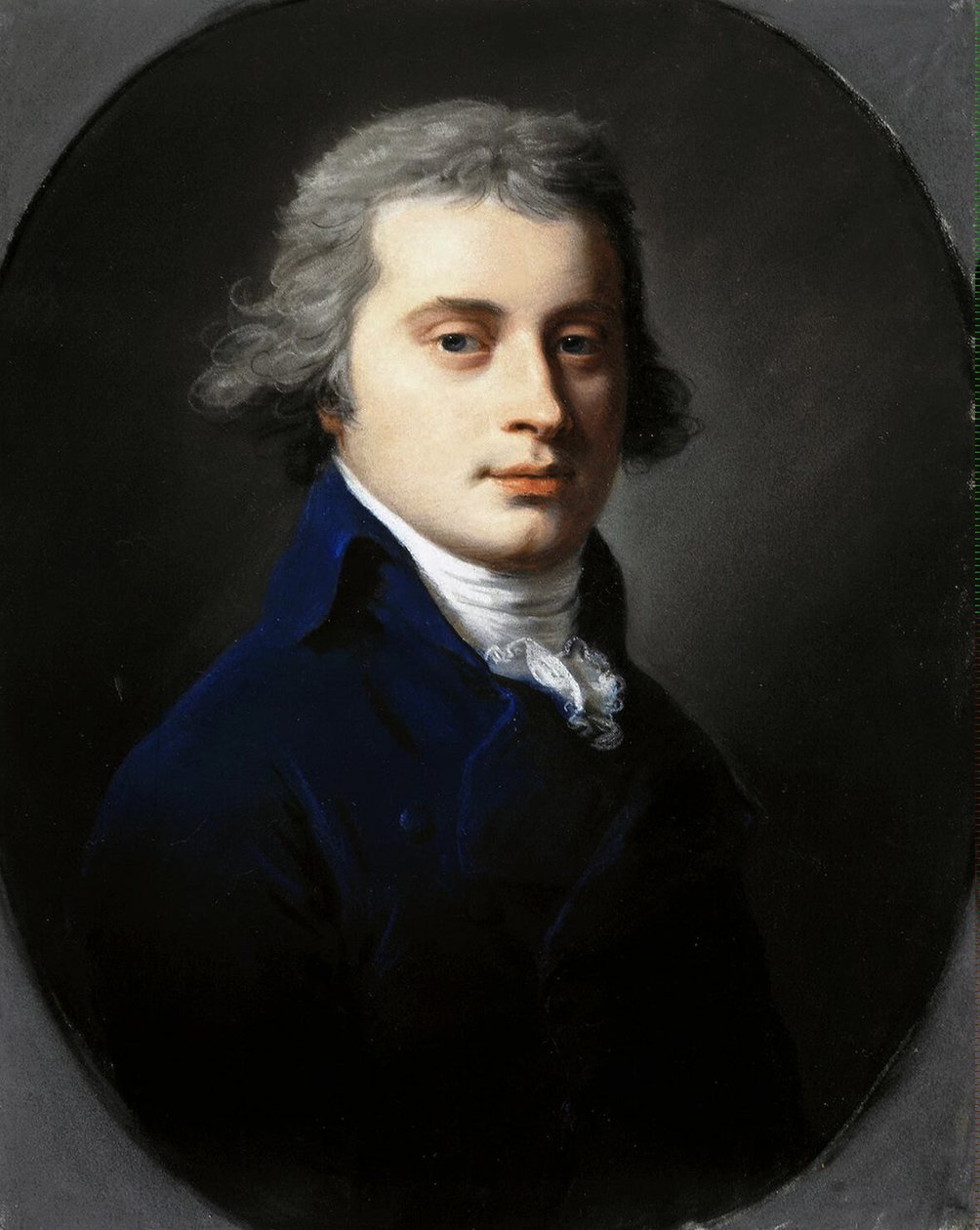 Pavel Petrovics Bakunin portréja 1766-1805, 1790-es évek alkotó: Unbekannt