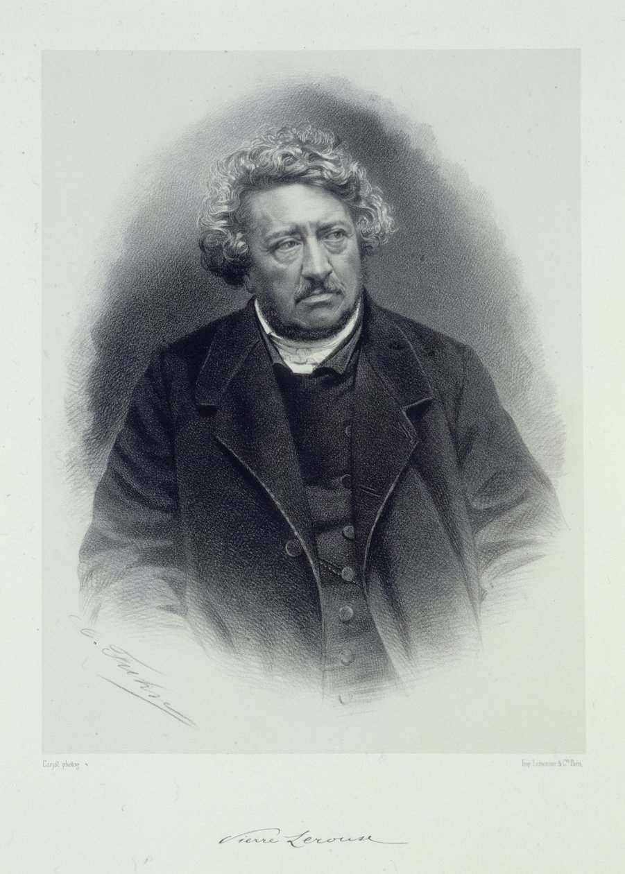 Pierre Leroux portréja 1797-1871. alkotó: Unbekannt