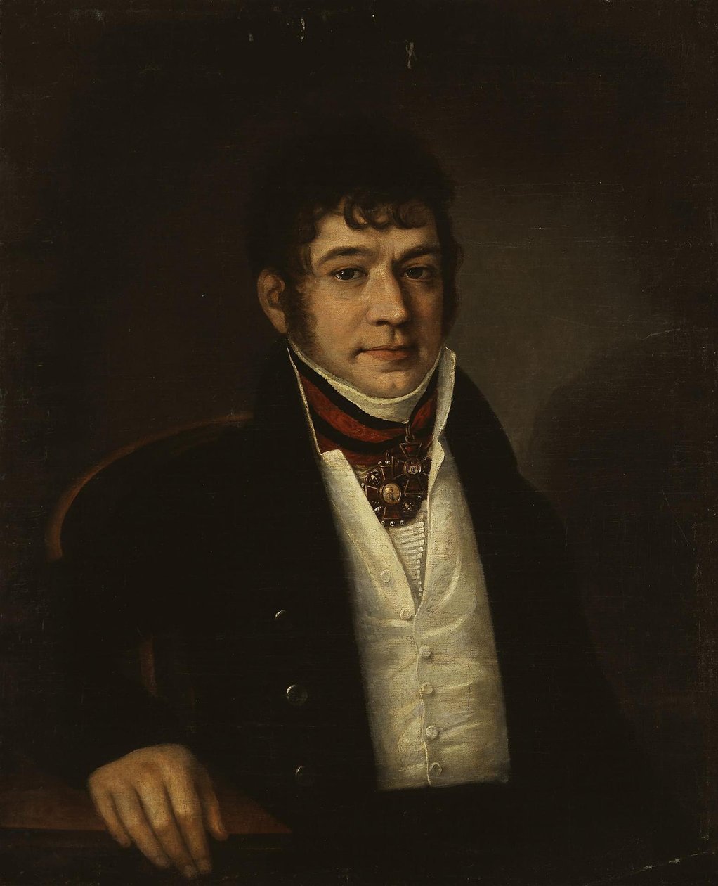 Platon Bogdanovics Ogarev portréja 1777-1838, 1810p alkotó: Unbekannt