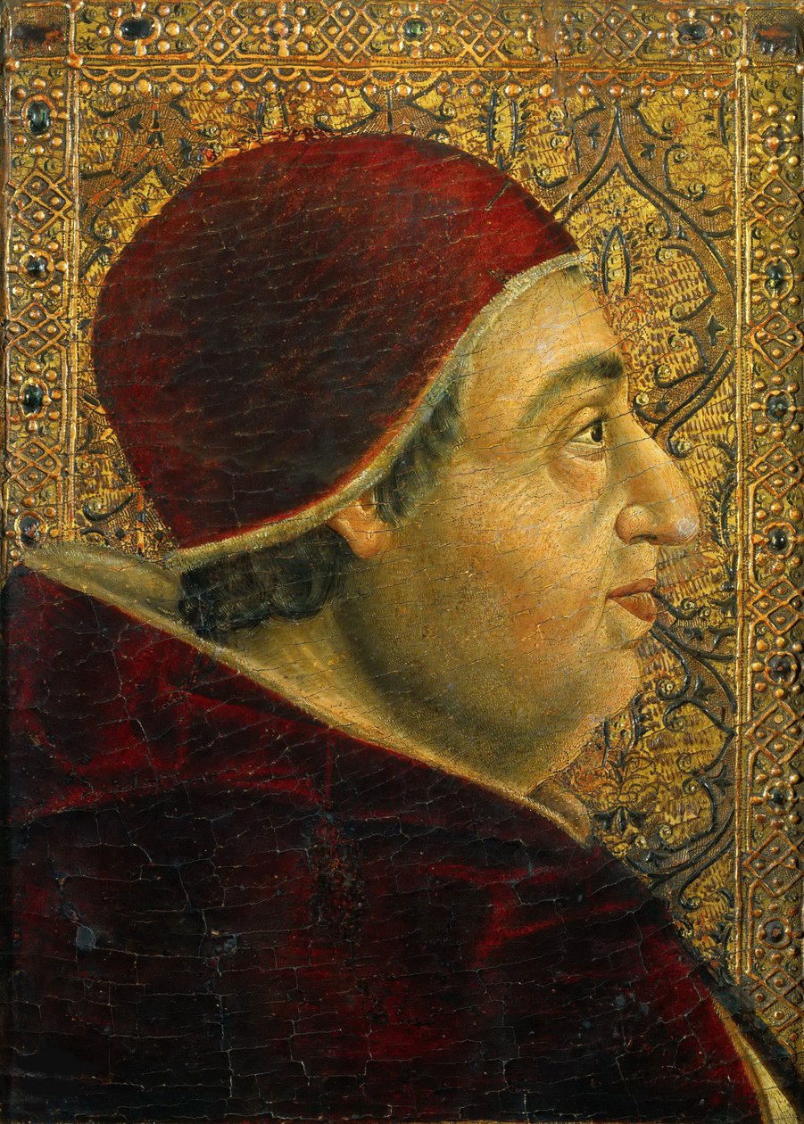 Sándor pápa portréja 1431-1503, 1490-es évek. alkotó: Unbekannt