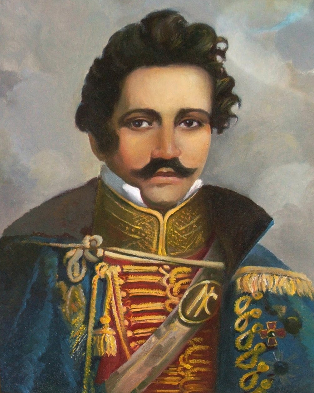 Nyikolaj Boriszovics Galitzin herceg portréja 1794-1866 alkotó: Unbekannt