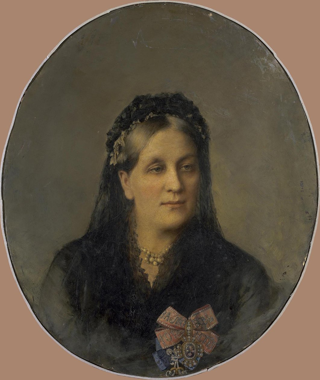 Mária Alekszandrovna Dolgorukaja hercegnő portréja, szül.: Apraxina 1816-1892, XIX. második fele alkotó: Unbekannt