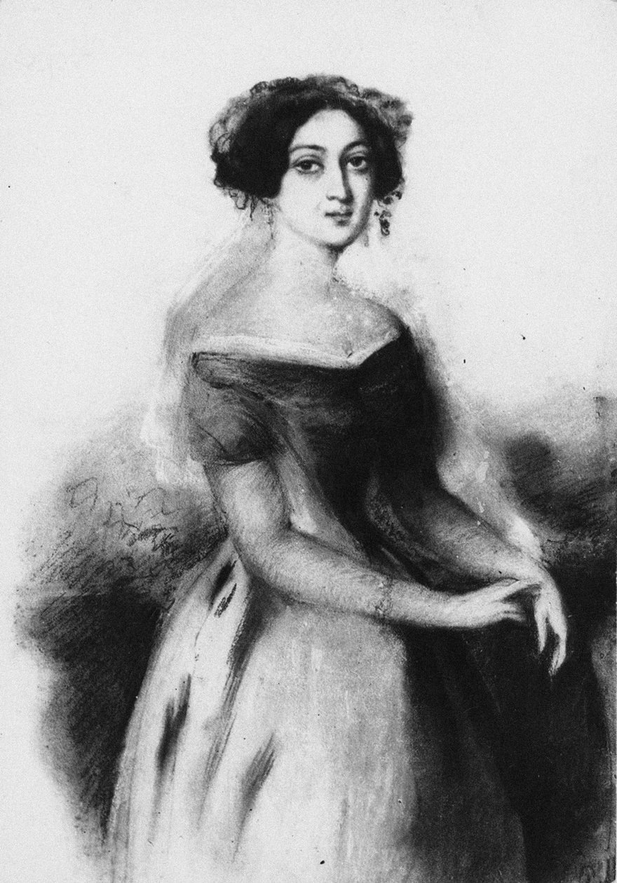 Nino Chavchavadze hercegnő portréja, c. 1830 alkotó: Unbekannt