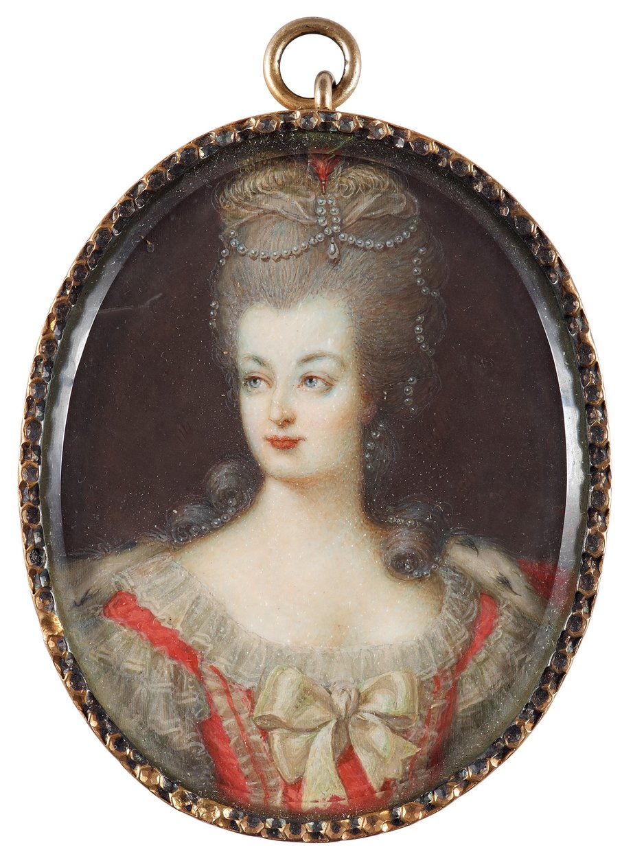 Marie Antoinette francia királynő portréja 1755-1793, XVIII. század közepe. alkotó: Unbekannt