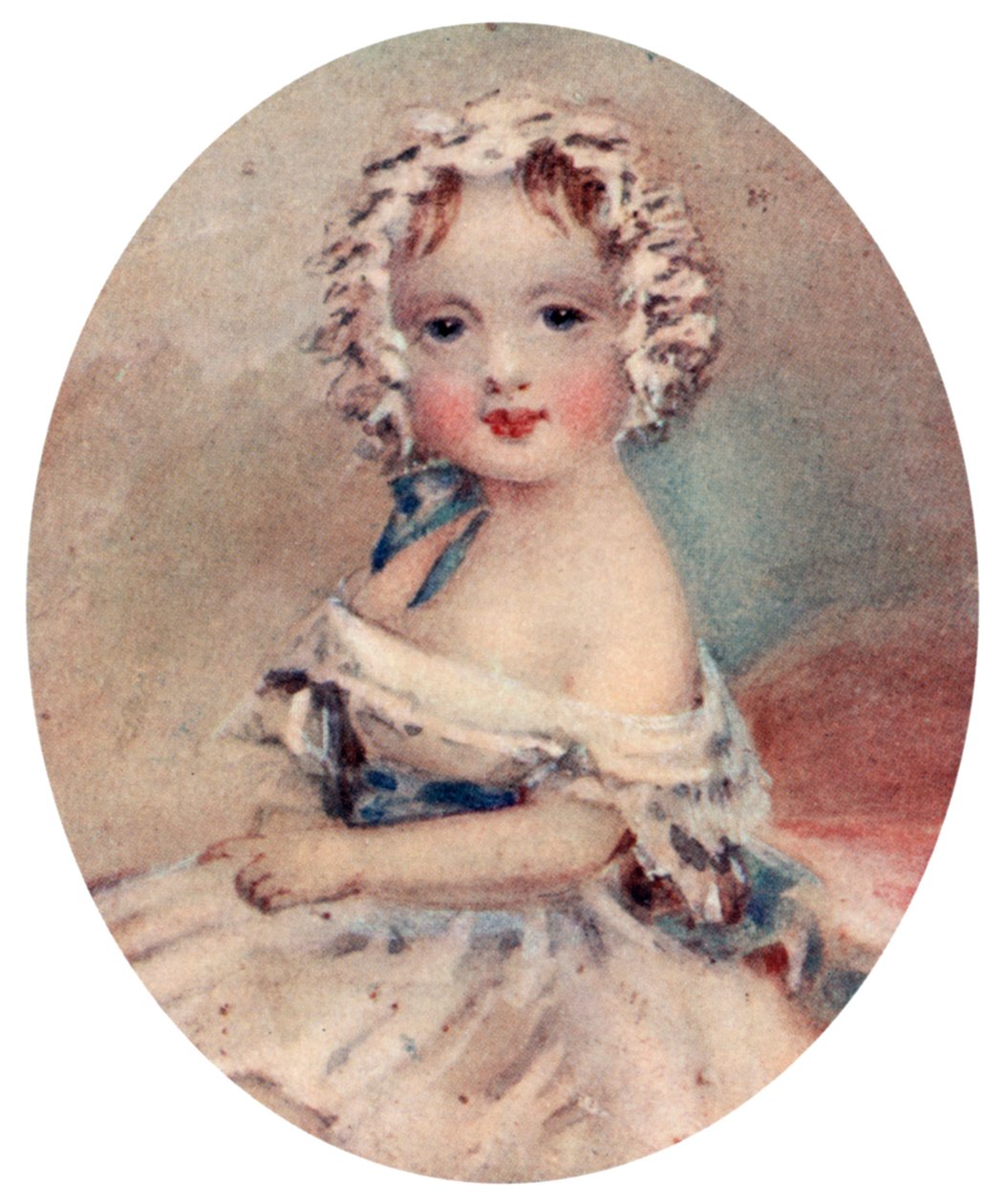 Viktória királynő gyermekkori portréja, 19. század, 1913 alkotó: Unbekannt