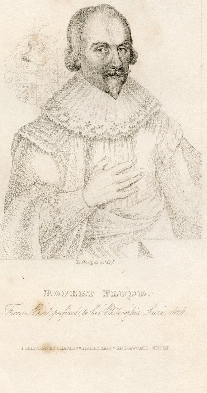 Robert Fludd portréja 1574-1637, 1626 alkotó: Unbekannt