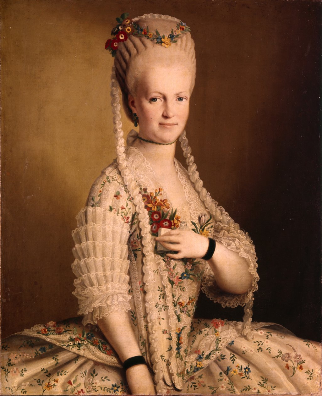 Sarah Greigh portréja 17521793, Samuel Greigh admirális felesége, 1775 alkotó: Unbekannt