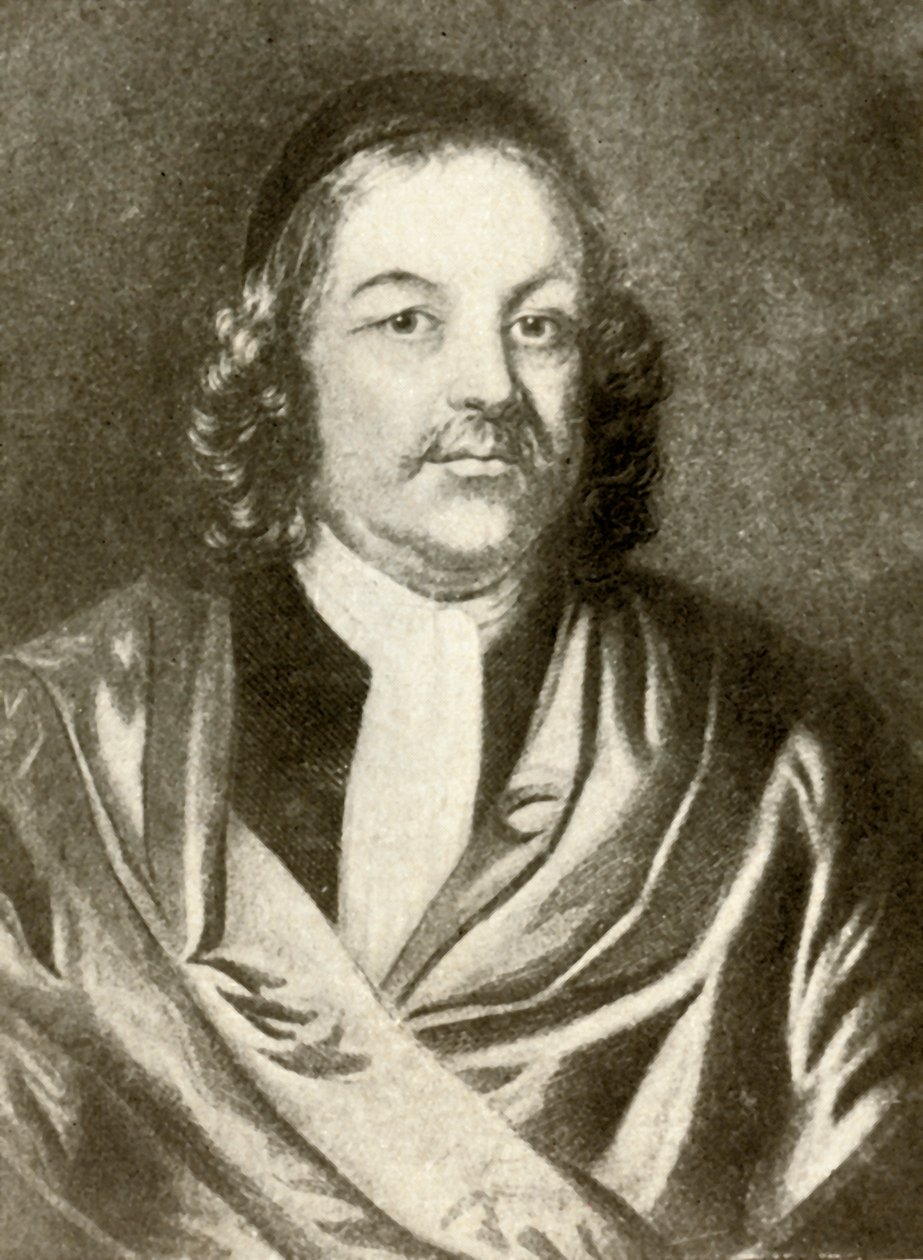 Simon Bradstreet portréja, köntösben és sapkában, c1640, 1937. alkotó: Unbekannt