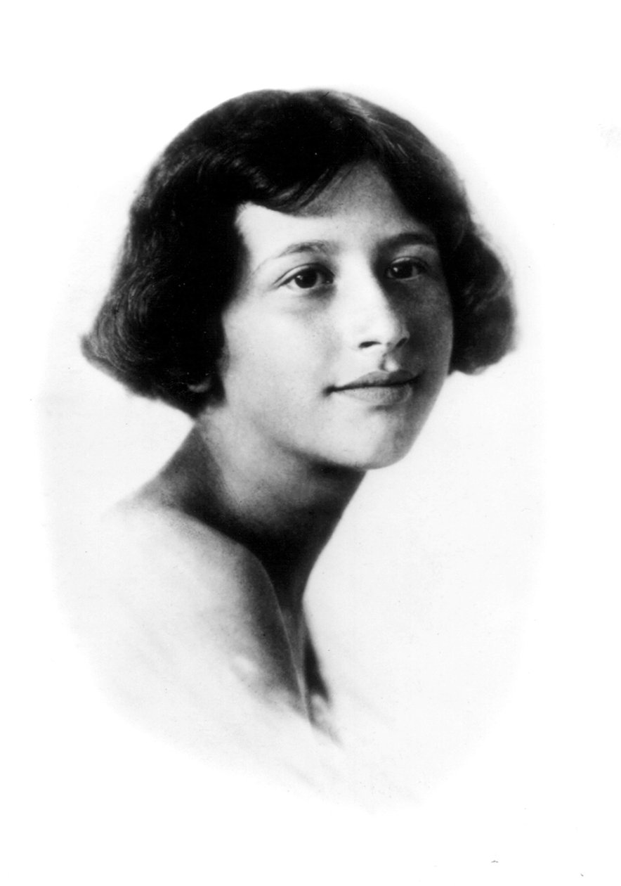 Simone Weil portréja (f/w fotó) alkotó: Unbekannt