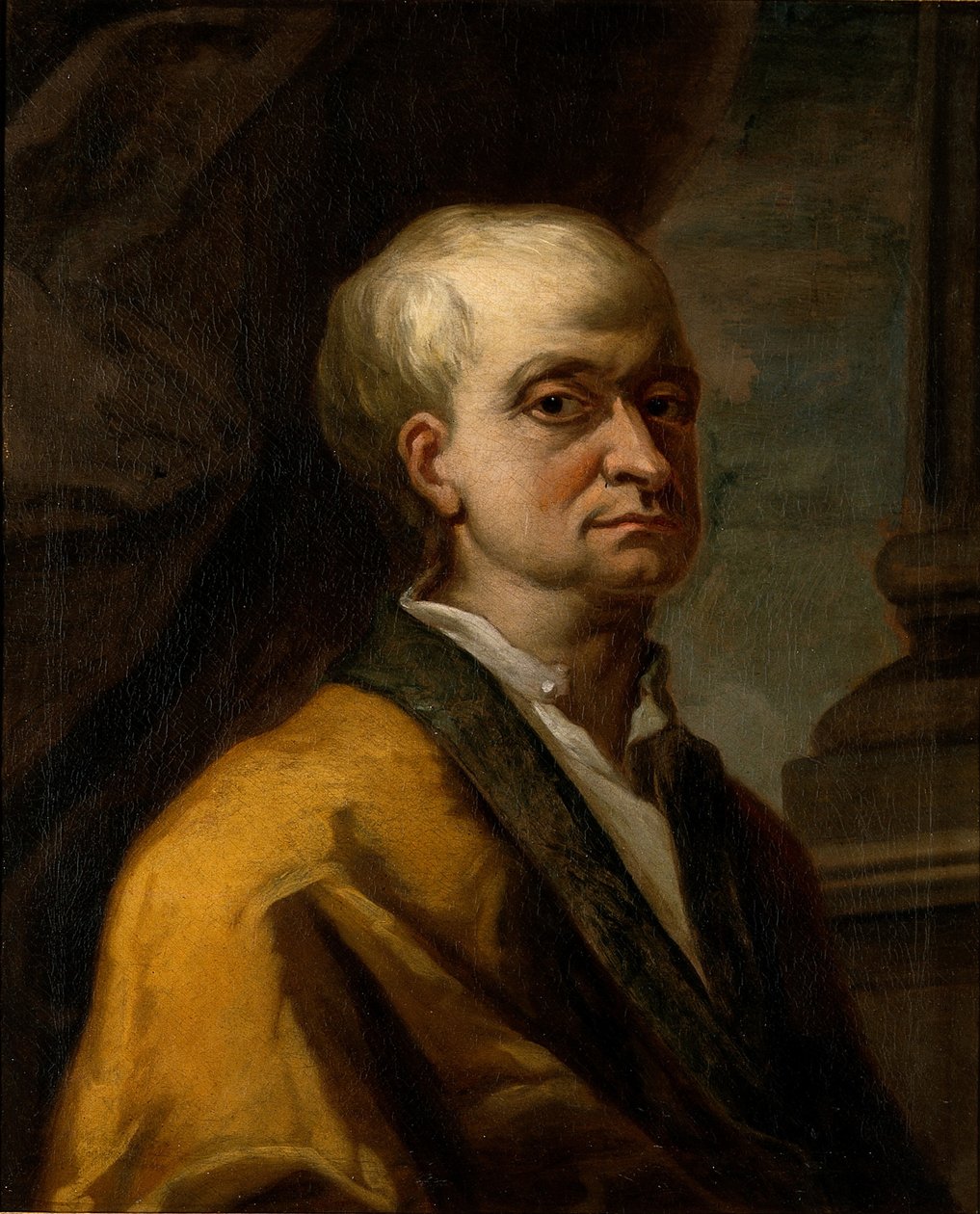 Sir Isaac Newton portréja 1642-1727, 1710 alkotó: Unbekannt