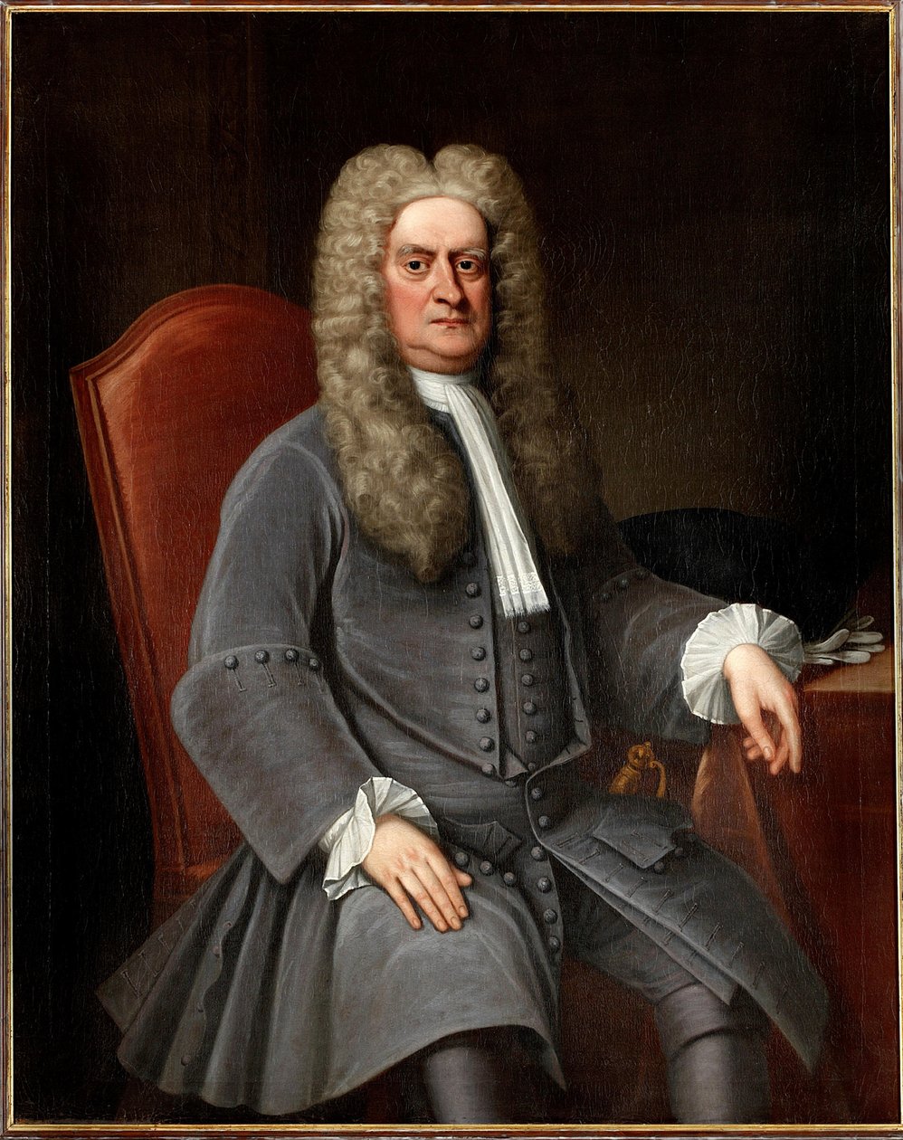 Sir Isaac Newton portréja 1642-1727, kb. alkotó: Unbekannt