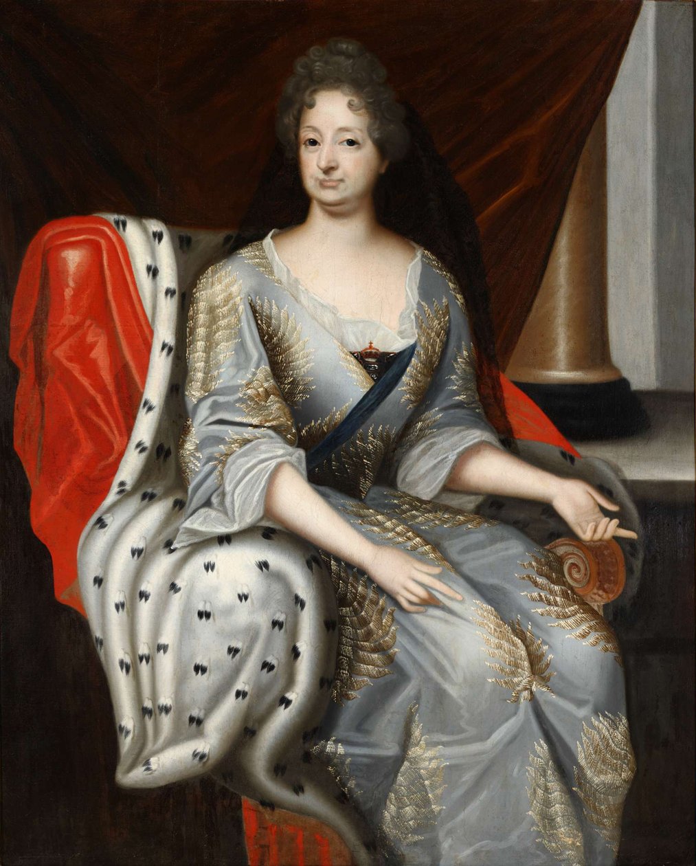 Pfalzi Zsófia portréja 1630-1714, Brunswick-Lüneburg választónője, 1690 körül alkotó: Unbekannt