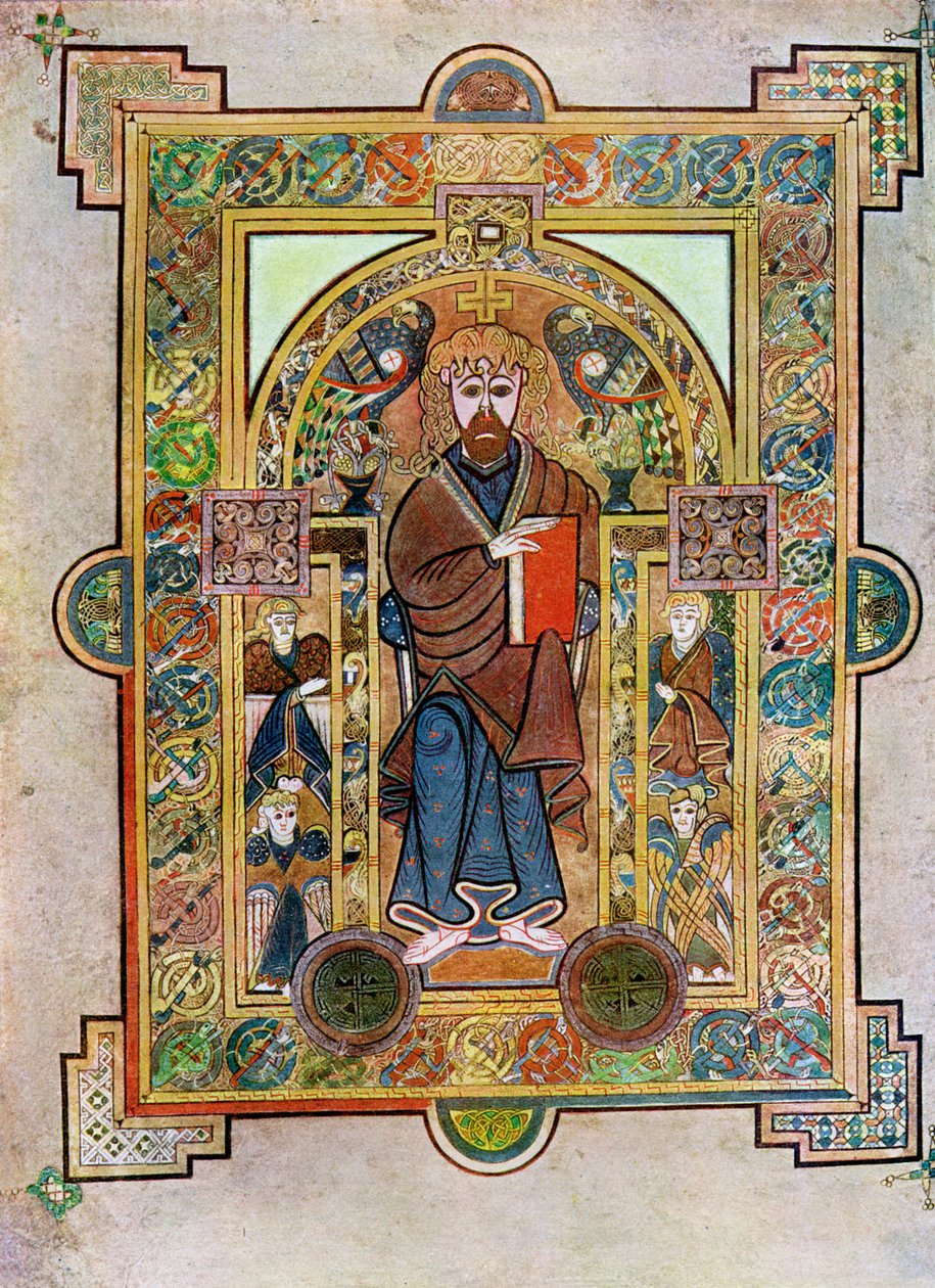 Szent Márk vagy Szent Lukács portréja, i.sz. 800, XX. század alkotó: Unbekannt