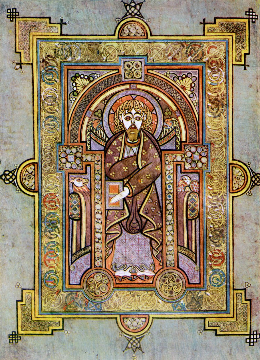 Szent Máté portréja, i.sz. 800, XX. század alkotó: Unbekannt