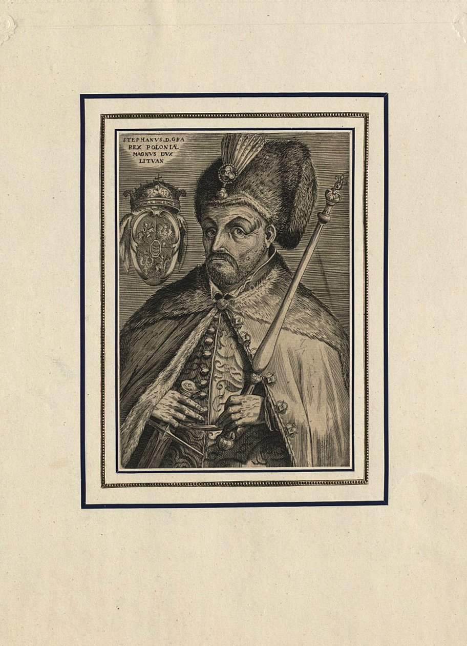 Báthory István lengyel király portréja, XVI. század vége. alkotó: Unbekannt
