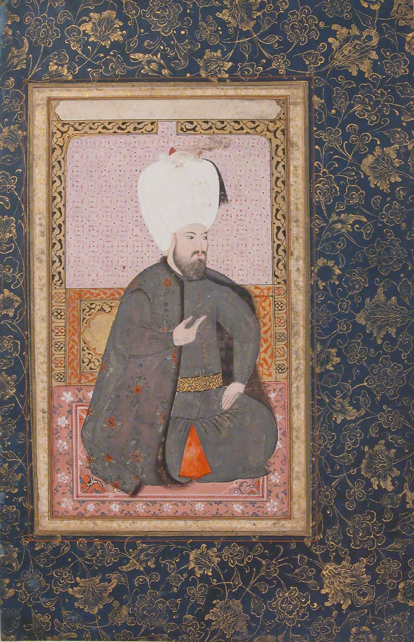 Ahmet szultán portréja I. r. 1603-17, 17. század eleje. alkotó: Unbekannt