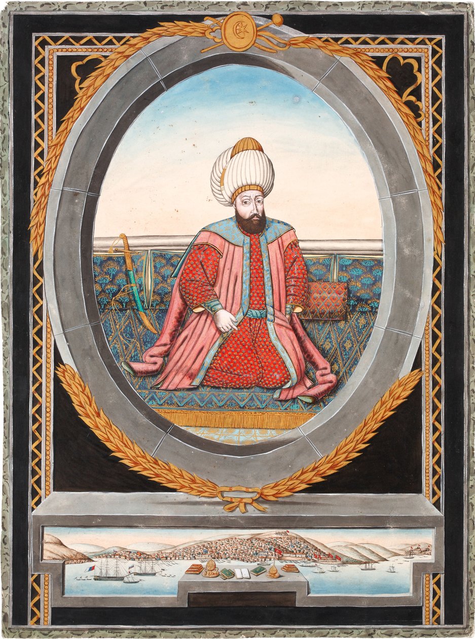 II. Murád szultán portréja 1404-1451 alkotó: Unbekannt