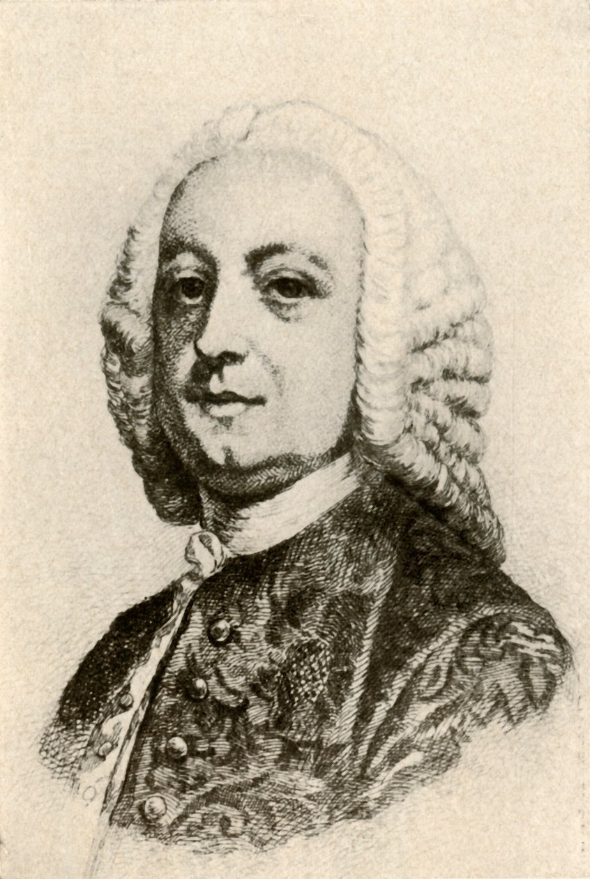 Thomas Penn, a gyarmati kormányzó portréja, 1760, 1937. alkotó: Unbekannt