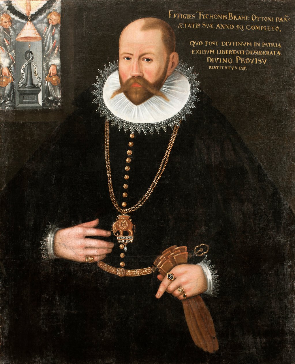 Tycho Brahe portréja 1546-1601, 1596. alkotó: Unbekannt
