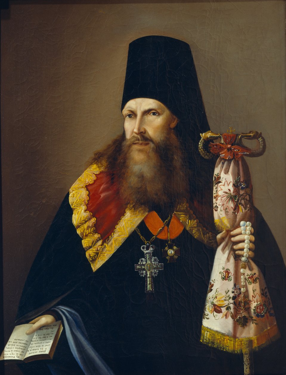 Varlaam Denisov uráli érsek portréja 1804-1873, XIX. század közepe. alkotó: Unbekannt