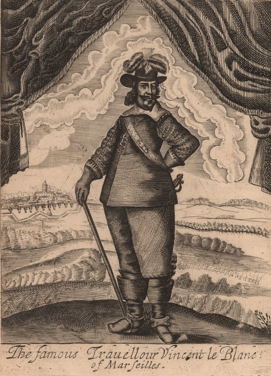Vincent Le Blanc portréja, 1660. alkotó: Unbekannt