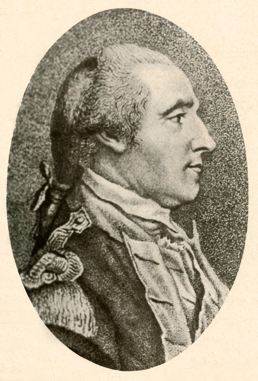 Washington portréja, az életből rajzolva, a hajat mutatja a malacfarkú sorban, c1770, 1937. alkotó: Unbekannt