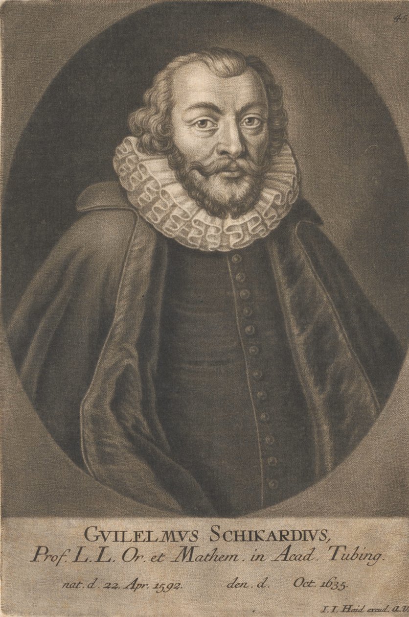Wilhelm Schickard portréja 1592-1635. alkotó: Unbekannt