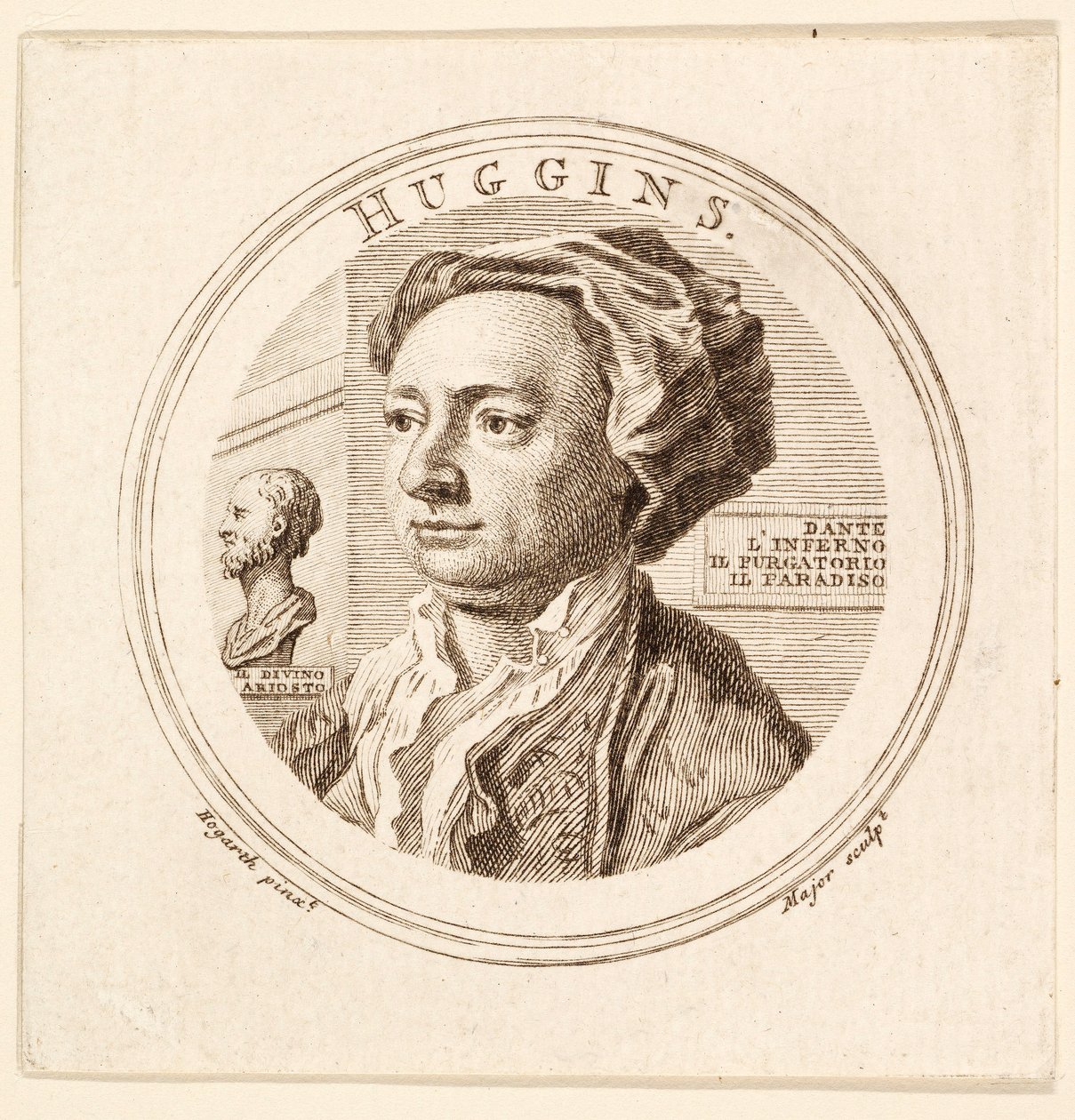 William Huggins portréja, kocsma. 1760. alkotó: Unbekannt