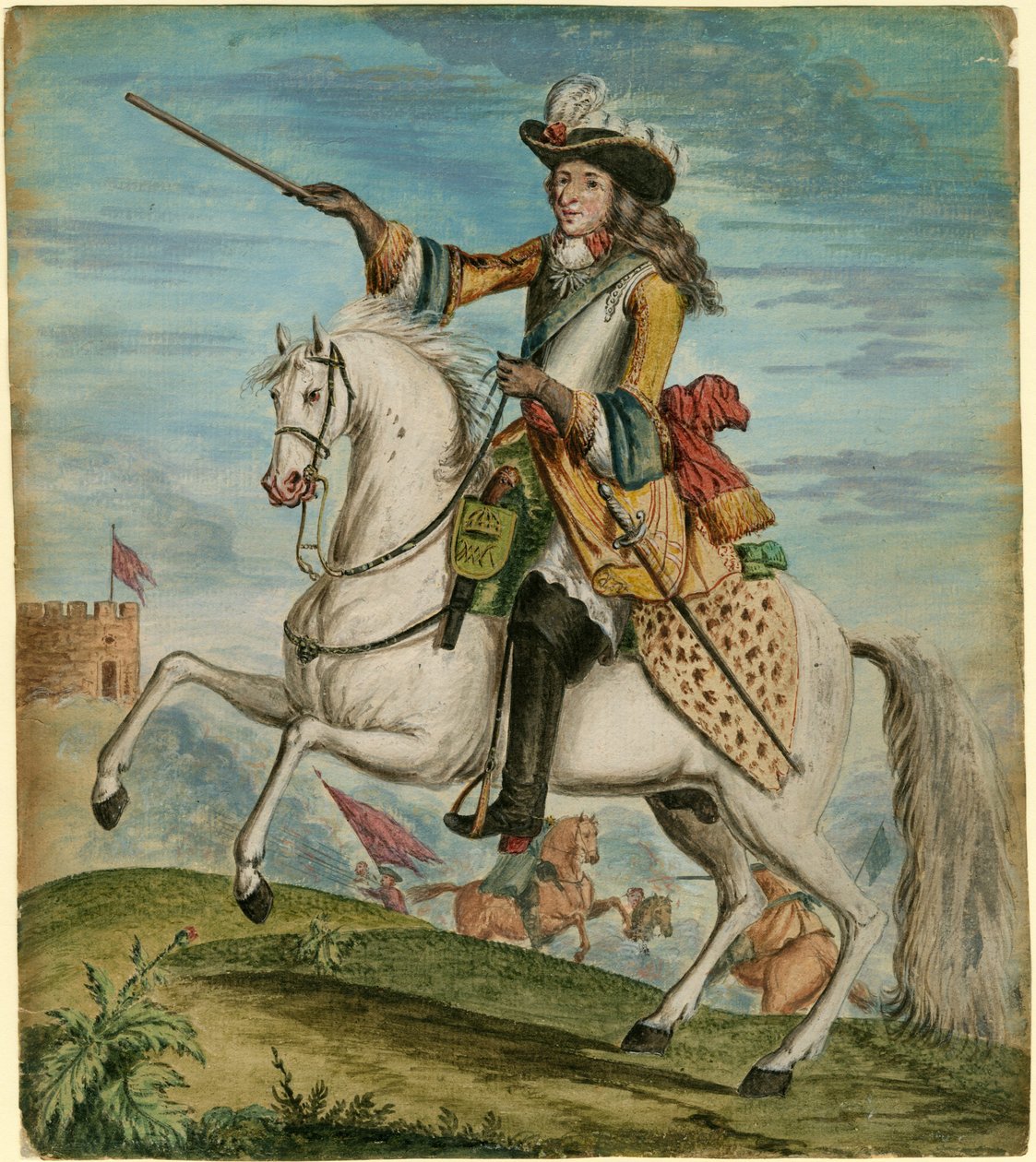III. Vilmos angol portréja 1650-1702, 1690 körül alkotó: Unbekannt