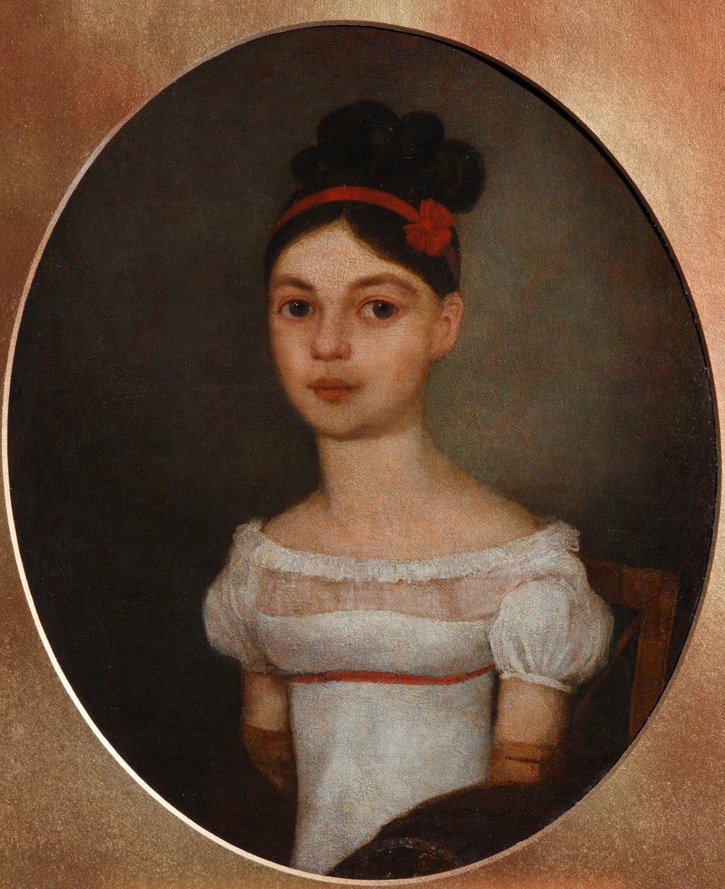 Jelizaveta Fjodorovna Ozerova portréja, sz.: Zagrjaziszkaja 1800-1885, c. 1815 alkotó: Unbekannt