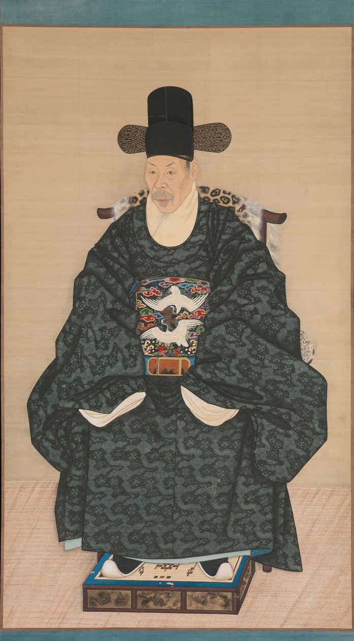 Yun Dongseom portréja 1710-1795, kb. 1790-1805. alkotó: Unbekannt