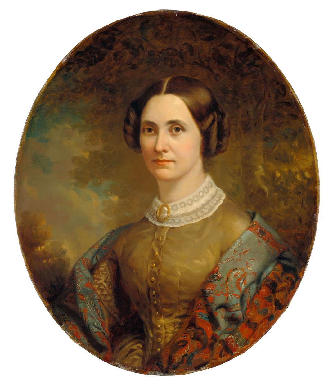Hölgy portréja, c. 18551860. alkotó: Unbekannt