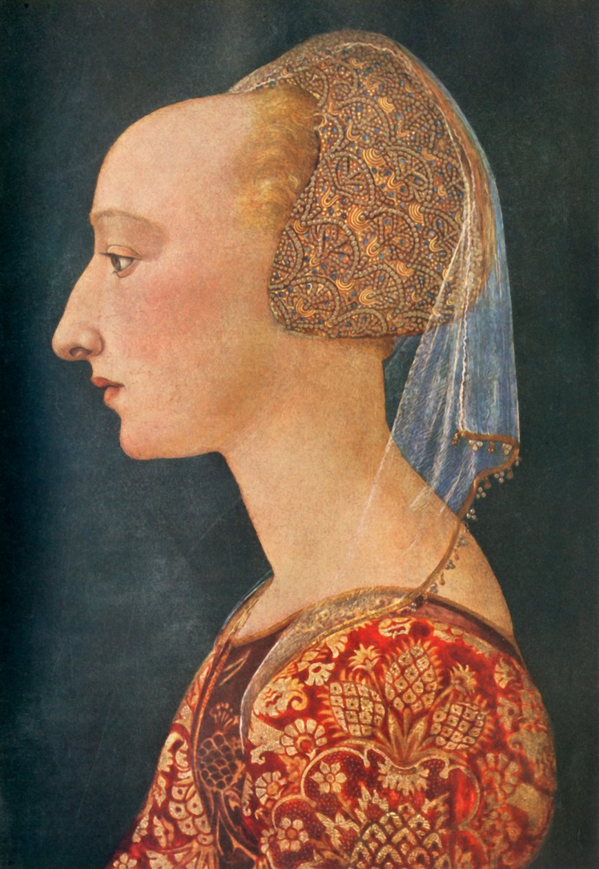 Vörös ruhás hölgy portréja, 1460-1470, 1934. alkotó: Unbekannt
