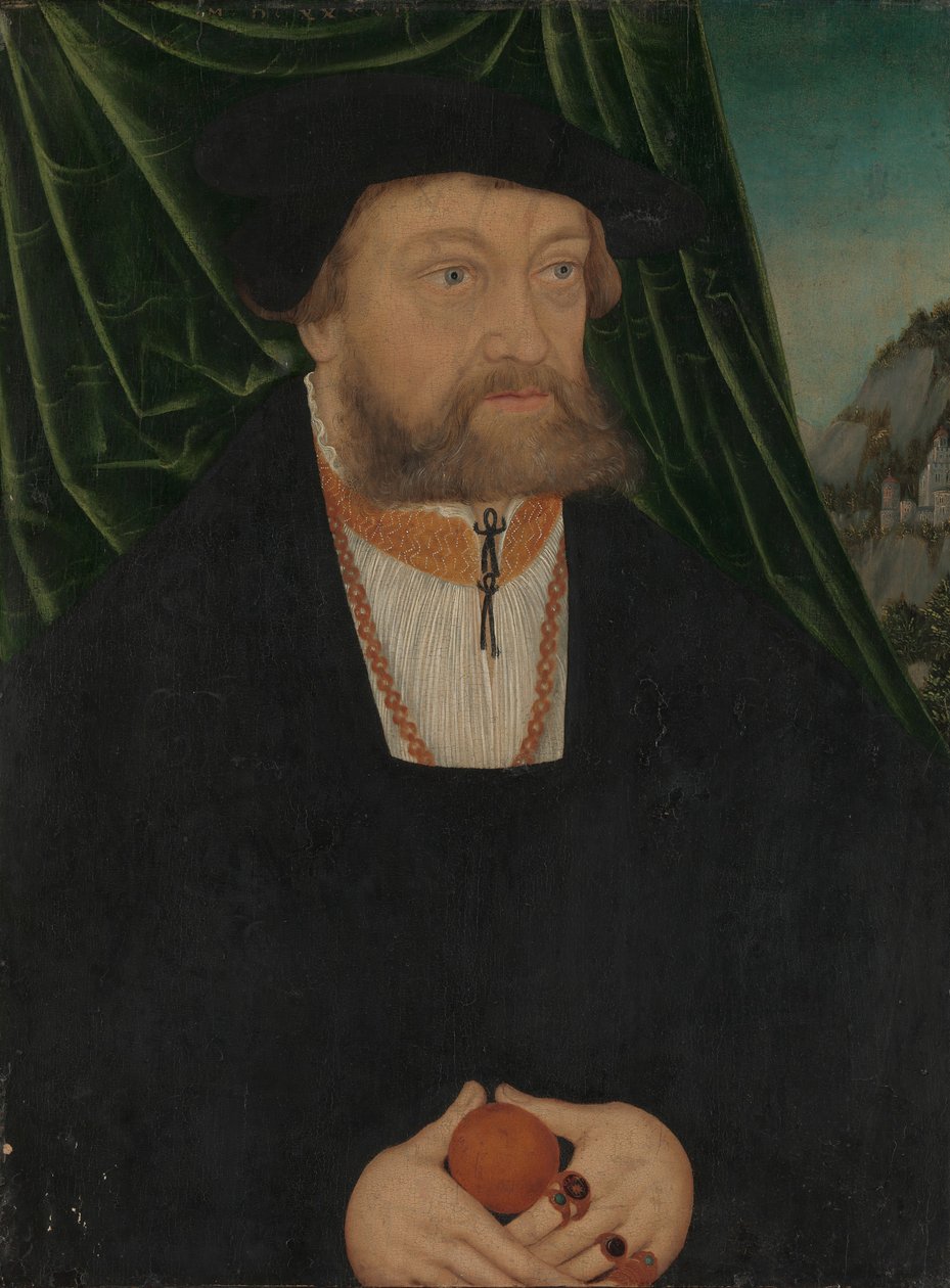 Férfi portré, 1537. alkotó: Unbekannt