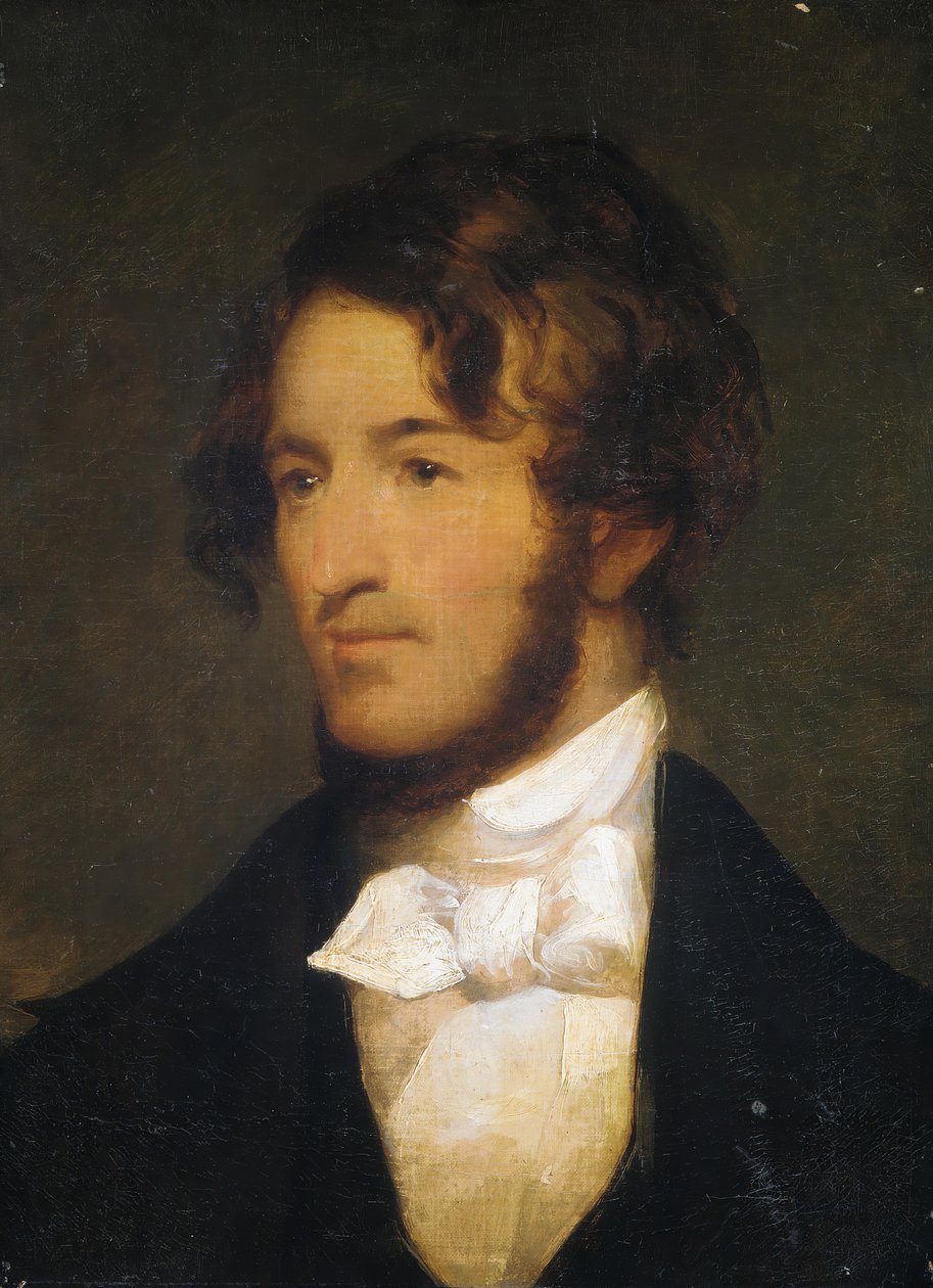 Férfi portré, 1800-1850. alkotó: Unbekannt