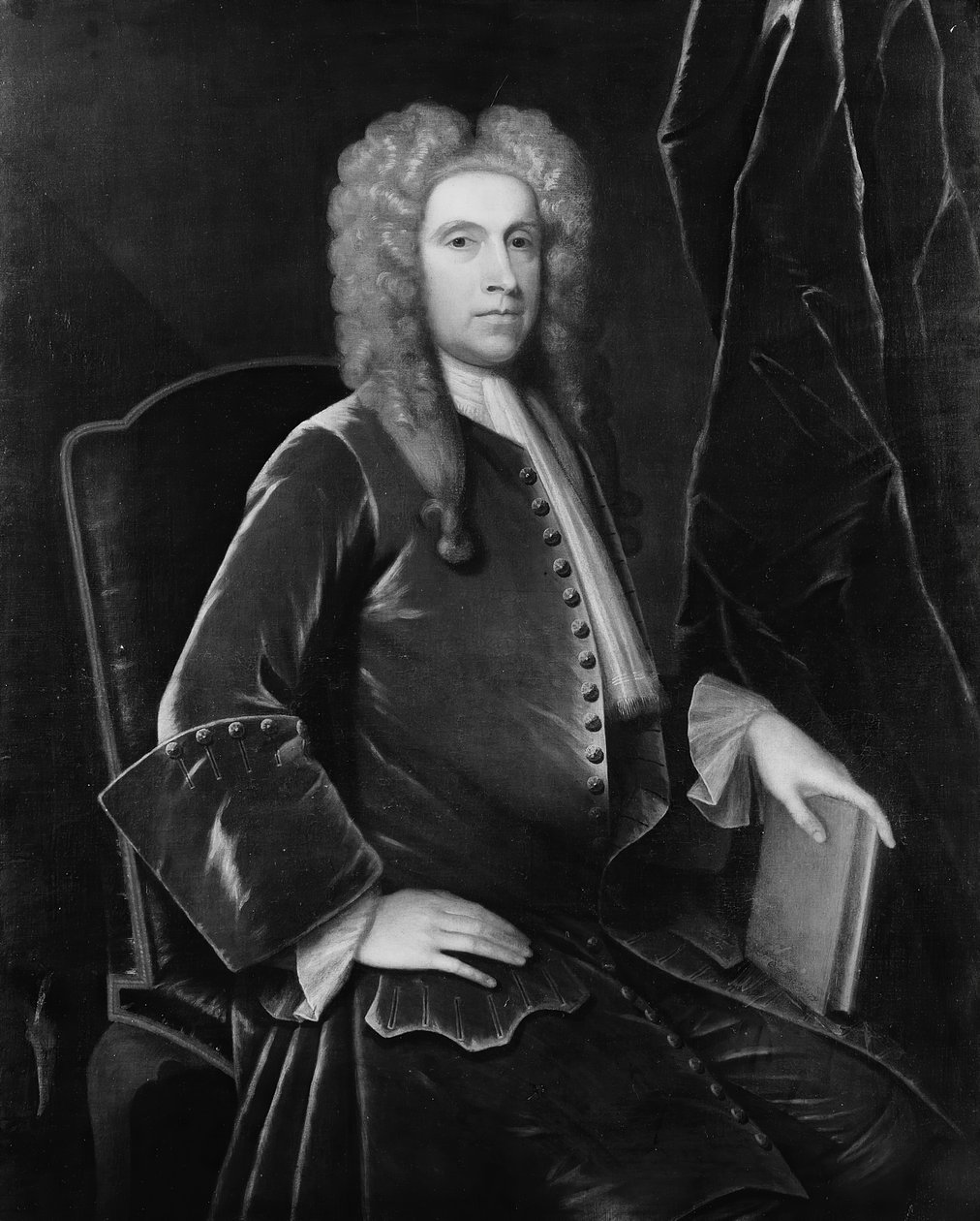 Férfi portréja, kb. 1720-30. alkotó: Unbekannt
