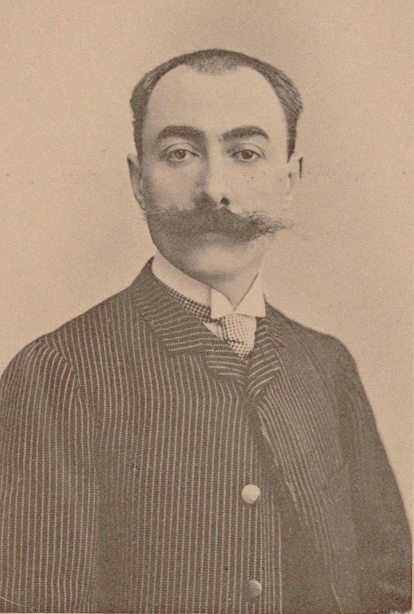 André Messager zongoraművész és zeneszerző portréja 1853-1929. alkotó: Unbekannt