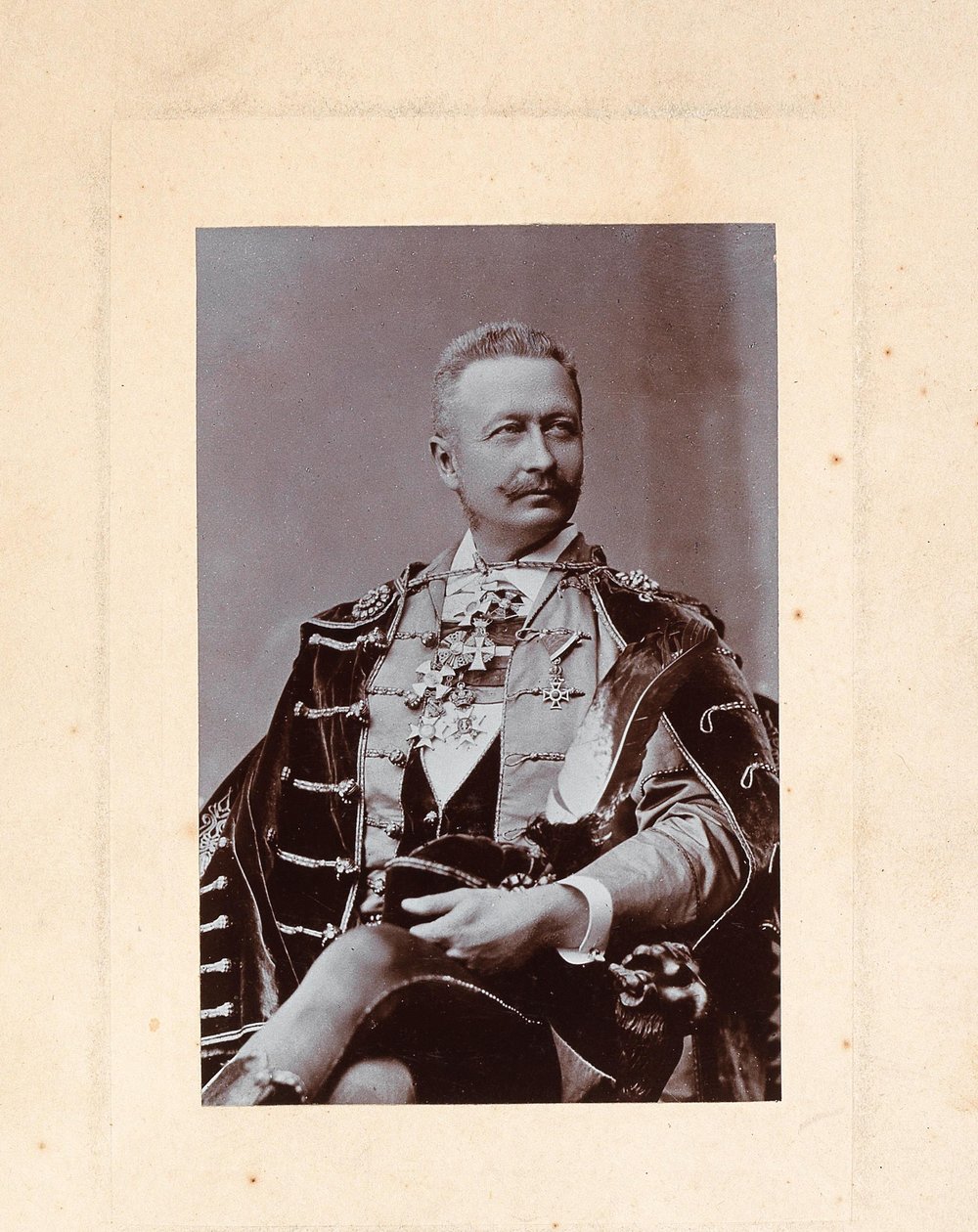 Portrait of pianist and composer Géza Zichy 1849-1924, 1900s. alkotó: Unbekannt