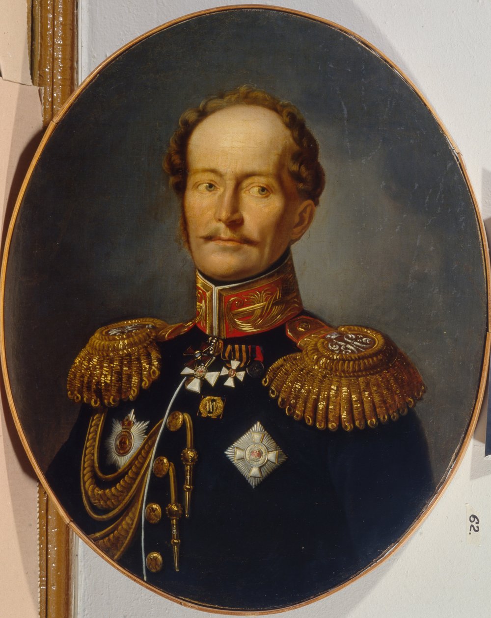 Karl Karlovich Merder tábornok portréja 1787-1834, 1820-as évek alkotó: Unbekannt