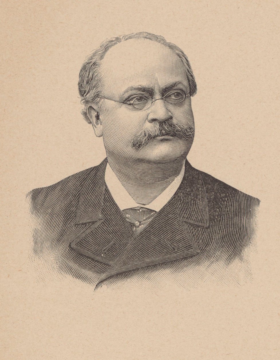 Charles Lecocq zeneszerző portréja 1832-1918. alkotó: Unbekannt